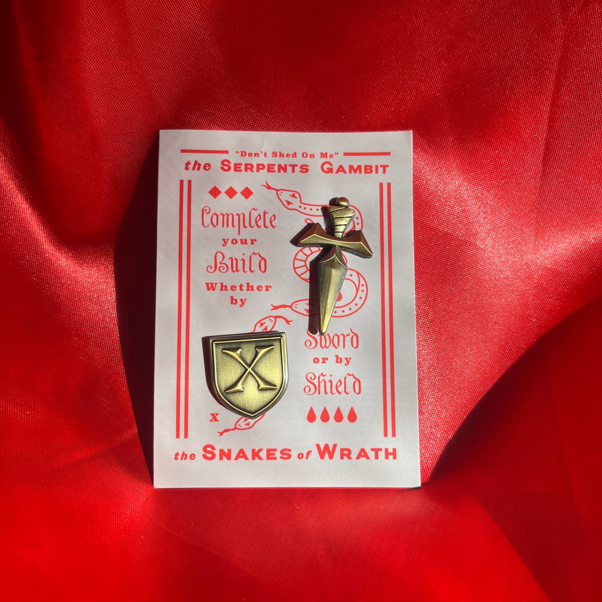 Sword and Shield Pin Set