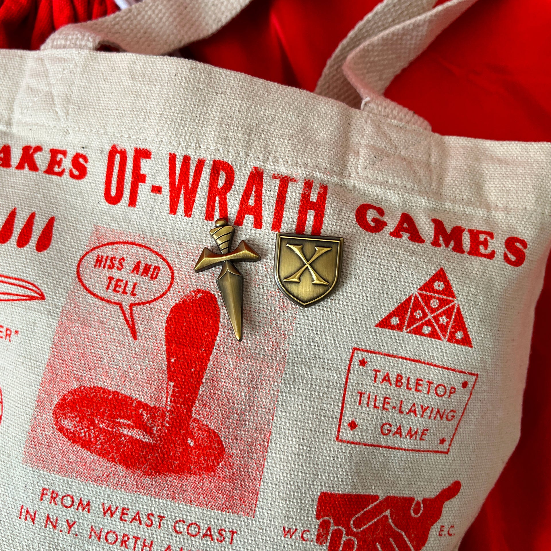 Sword and Shield Pin Set