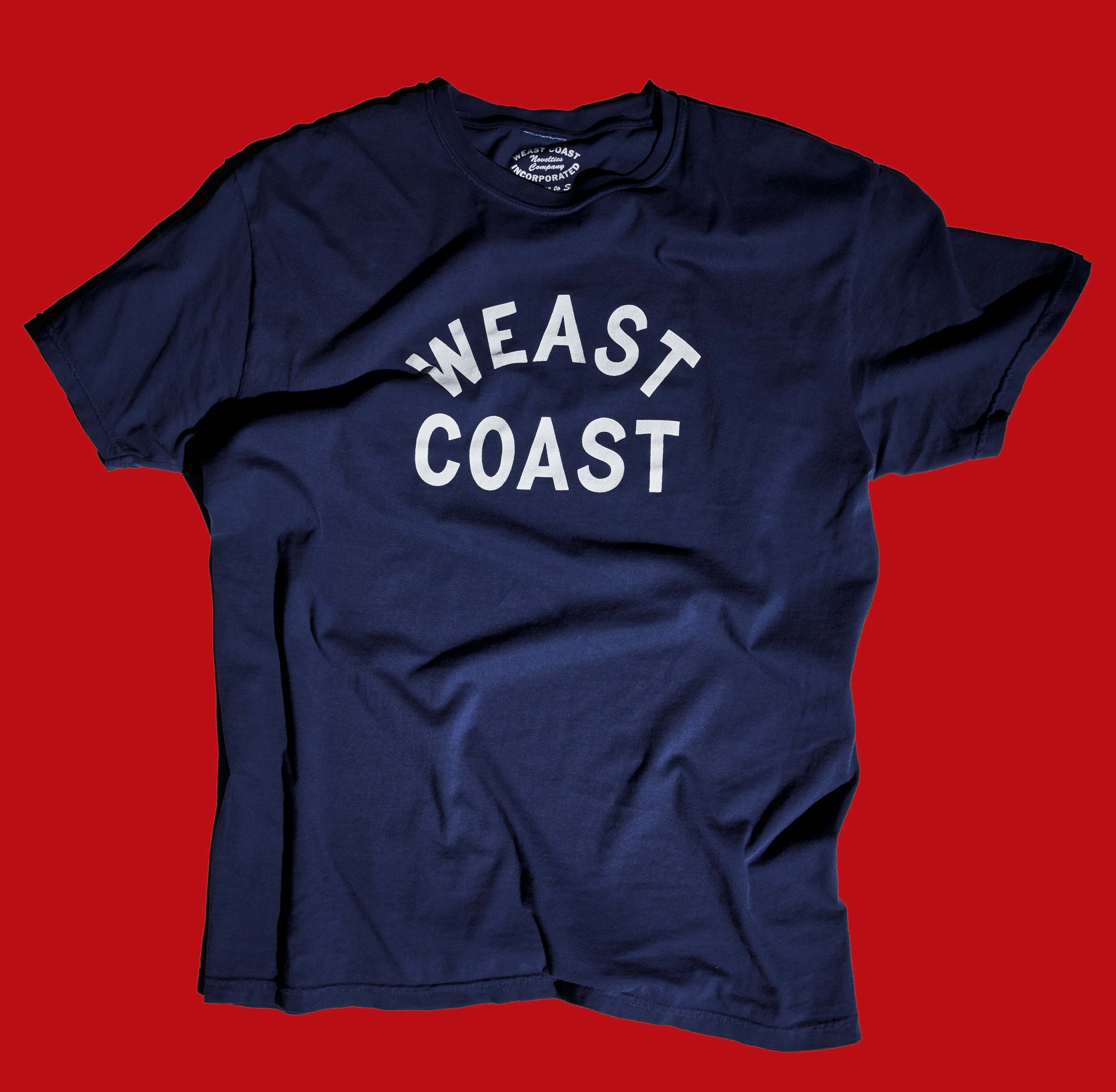 Navy Novel-Tee